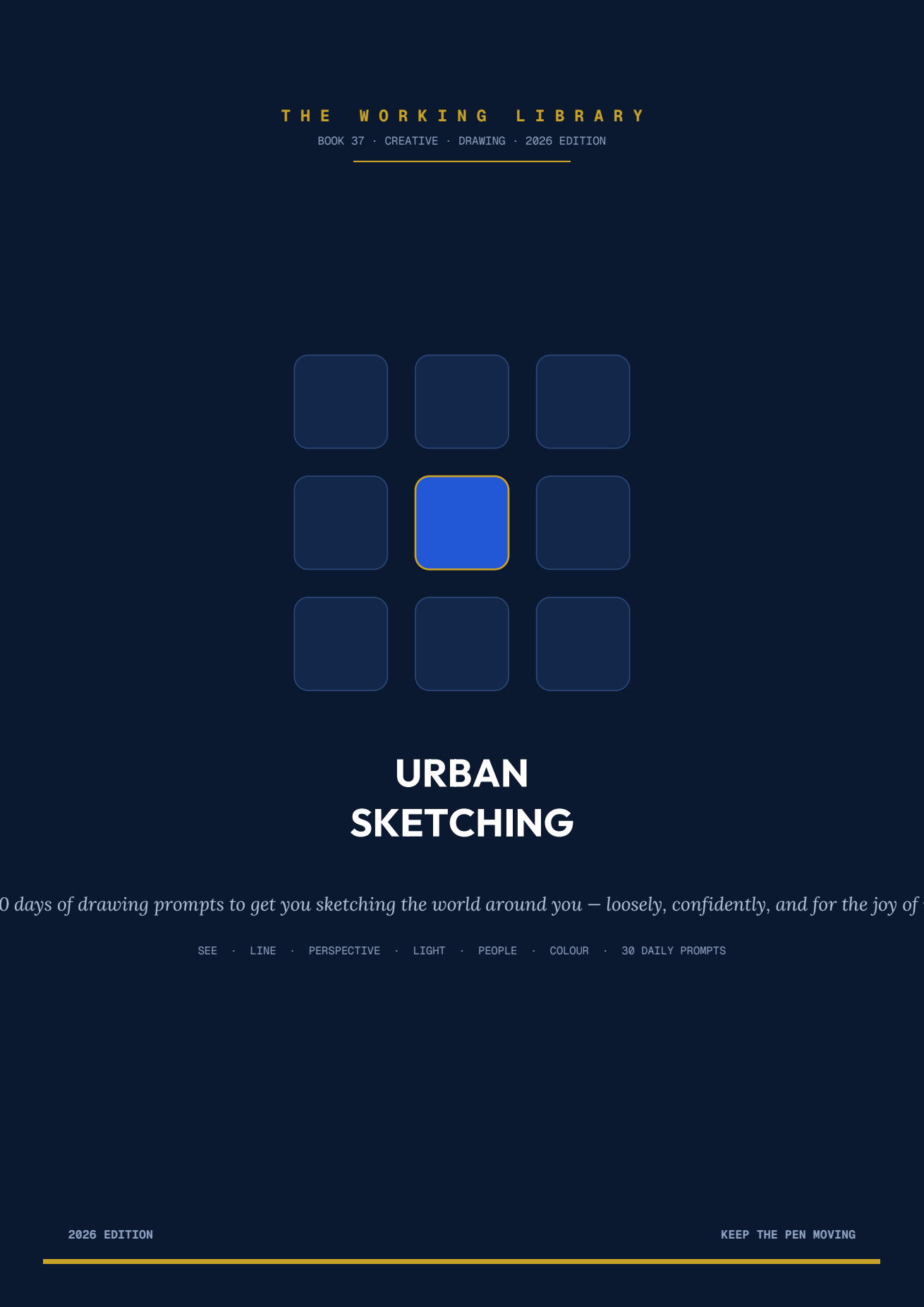 Urban Sketching: 30-Day Drawing Prompts